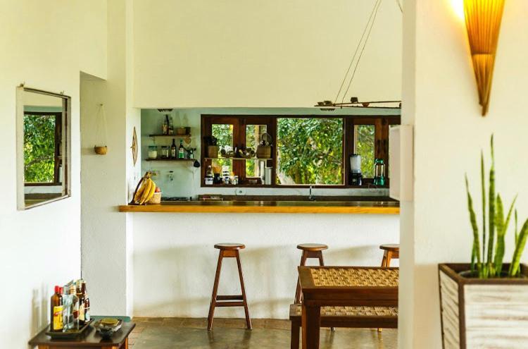 مبيت وإفطار برايا دو إسبيلهو Espelho Bahia Blue House المظهر الخارجي الصورة