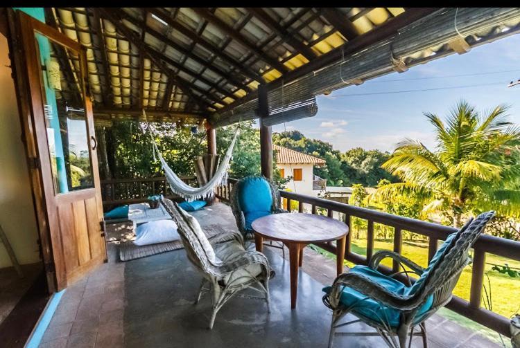 مبيت وإفطار برايا دو إسبيلهو Espelho Bahia Blue House المظهر الخارجي الصورة